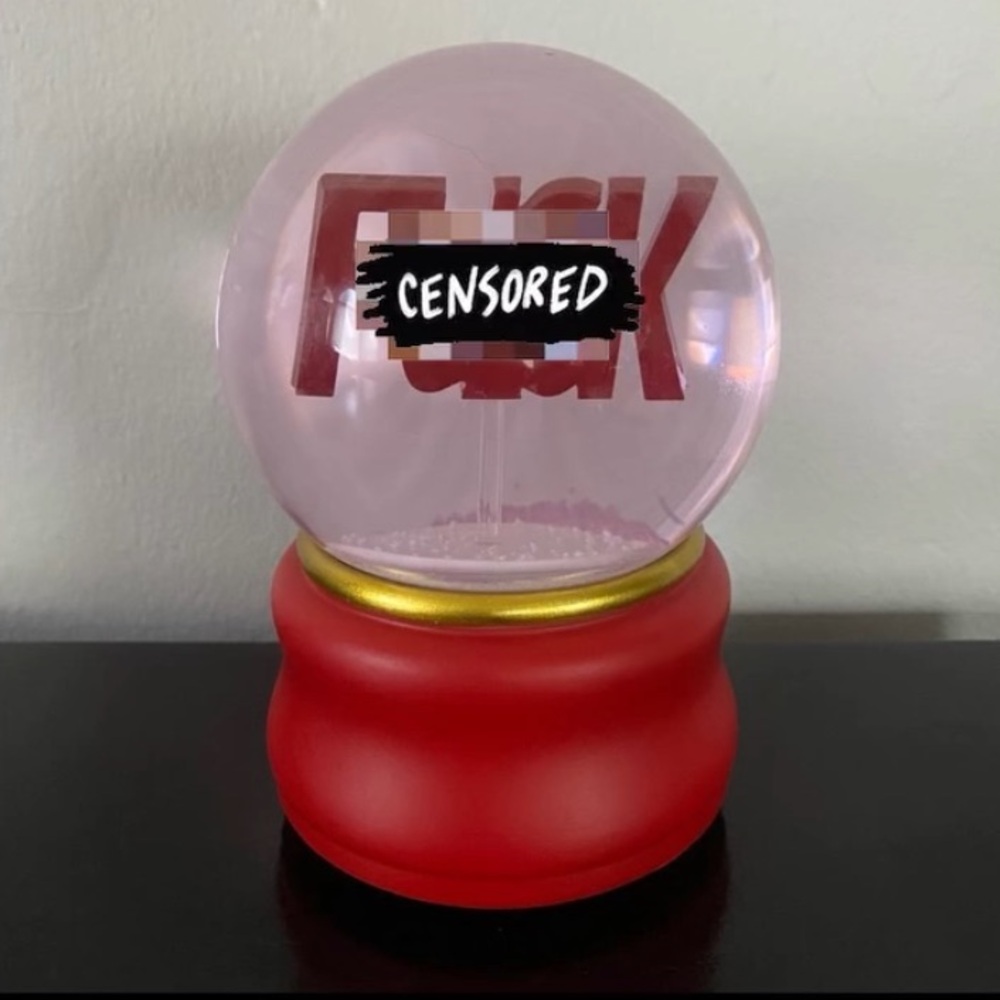 “EFF” Snow Globe by Ligorano Reese, NIB